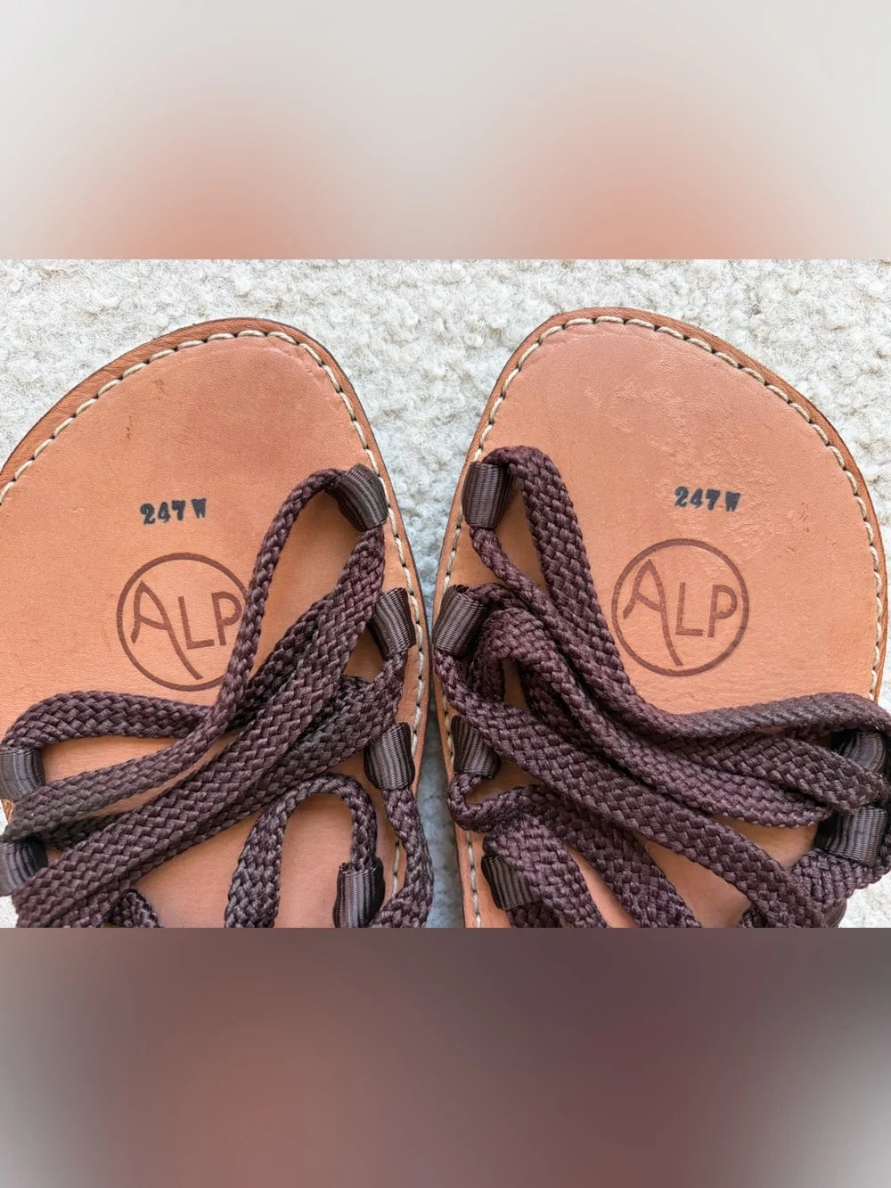 New Rare Vintage 70s TEVA Prototype Leather River Sandals: ALP San Diego 8-8.5
